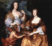 Anthony Van Dyck Portrat der Ladies Elisabeth Thimbleby und Dorothy Viscountess Andover oil on canvas